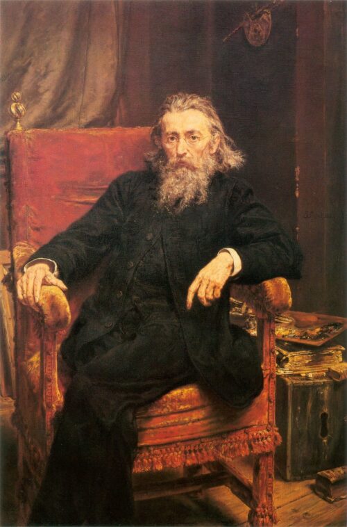 Self-portrait - Jan Matejko - Reproductions de tableaux et peintures haut de gamme