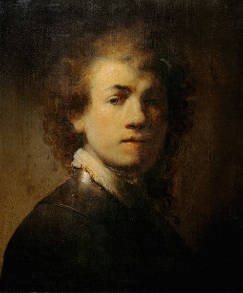 Self-portrait with Gorget - Rembrandt van Rijn