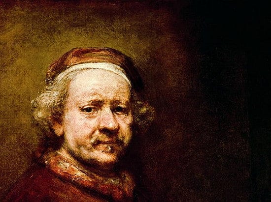 Self-portrait at the age of 63, 1669 - Rembrandt van Rijn