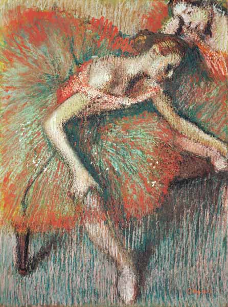 Seated Dancer - Edgar Degas