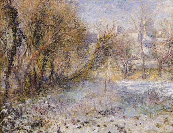 Snowy Landscape - Pierre-Auguste Renoir