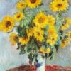 Bouquet de tournesols - Claude Monet tableau fleur - Reproductions de tableaux et peintures haut de gamme