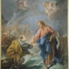 St. Peter Invited to Walk on the Water - François Boucher - Reproductions de tableaux et peintures haut de gamme