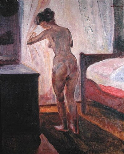 Now standing at the window - Edvard Munch