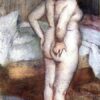 Nu debout - Edgar Degas - Reproductions de tableaux et peintures haut de gamme