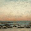 Coucher de soleil, Trouville - Gustave Courbet - Reproductions de tableaux et peintures haut de gamme