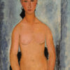 Nu debout (Elvira) - Amedeo Modigliani - Reproductions de tableaux et peintures haut de gamme