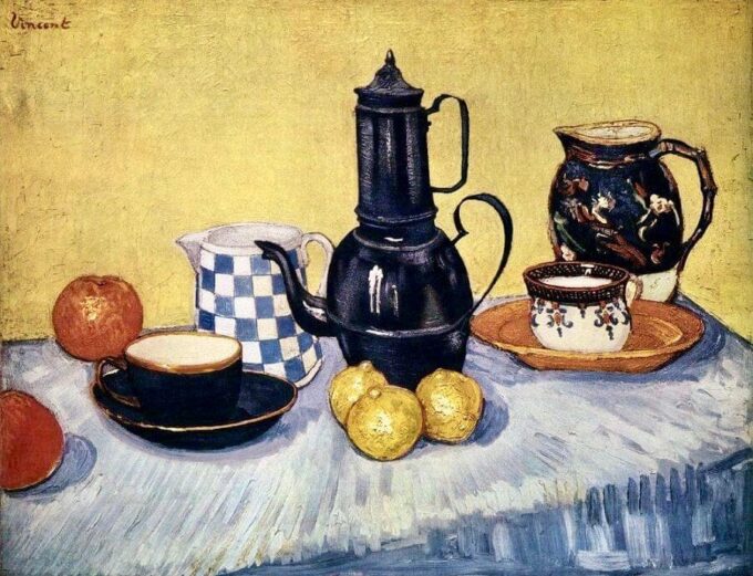 Still Life with Coffee Pot - Van Gogh Oil Painting Reproduction