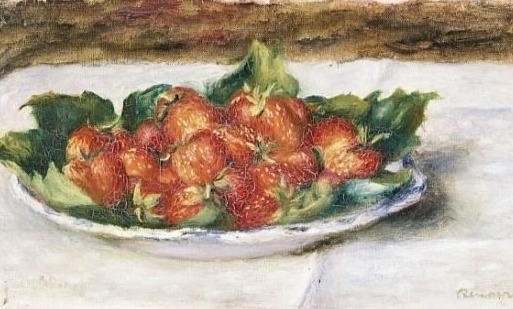 Still Life with Strawberries, circa 1880 – Pierre-Auguste Renoir