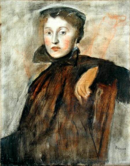 Study for a Portrait of a Woman - Edgar Degas