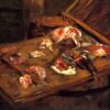 Nature morte avec de la viande - Max Liebermann - Reproductions de tableaux et peintures haut de gamme