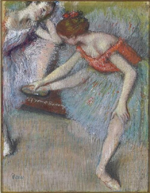 Les danseurs - Edgar Degas - Reproductions de tableaux et peintures haut de gamme