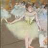 Danseuses sur la scène - Edgar Degas - Reproductions de tableaux et peintures haut de gamme