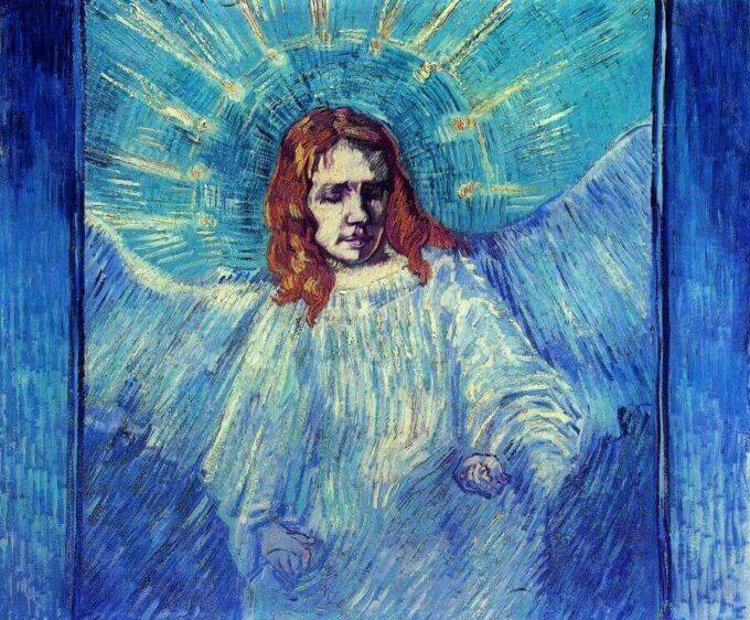 L'ange (d'après Rembrandt) - Van Gogh - Reproductions de tableaux et peintures haut de gamme