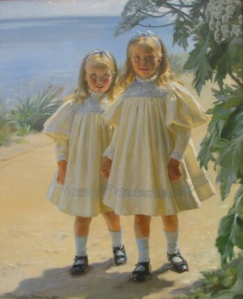 Les filles de Benzon - Peder Severin Kroyer - Reproductions de tableaux et peintures haut de gamme