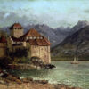 Thé Château de Chillon - Gustave Courbet - Reproductions de tableaux et peintures haut de gamme