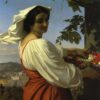 La Chiarrucia - Alexandre Cabanel - Reproductions de tableaux et peintures haut de gamme