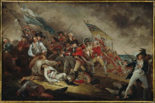 The Death of General Warren at the Battle of Bunker's Hill, June 17, 1775 - John Trumbull - Reproductions de tableaux et peintures haut de gamme