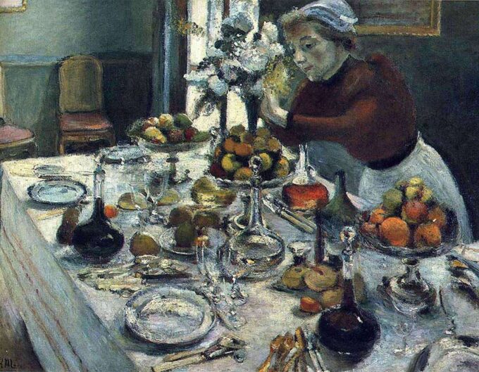 La table à manger - Matisse - Reproductions de tableaux et peintures haut de gamme