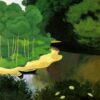 La Dordogne avec Carennac - Félix Edouard Vallotton - Reproductions de tableaux et peintures haut de gamme