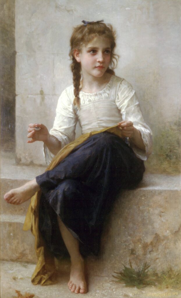 The Seamstress - William Bouguereau