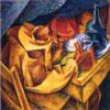 Le buveur - Umberto Boccioni - Reproductions de tableaux et peintures haut de gamme