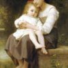 La sœur aînée - William Bouguereau - Reproductions de tableaux et peintures haut de gamme