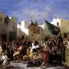 Les fanatiques de Tanger - Eugène Delacroix - Reproductions de tableaux et peintures haut de gamme