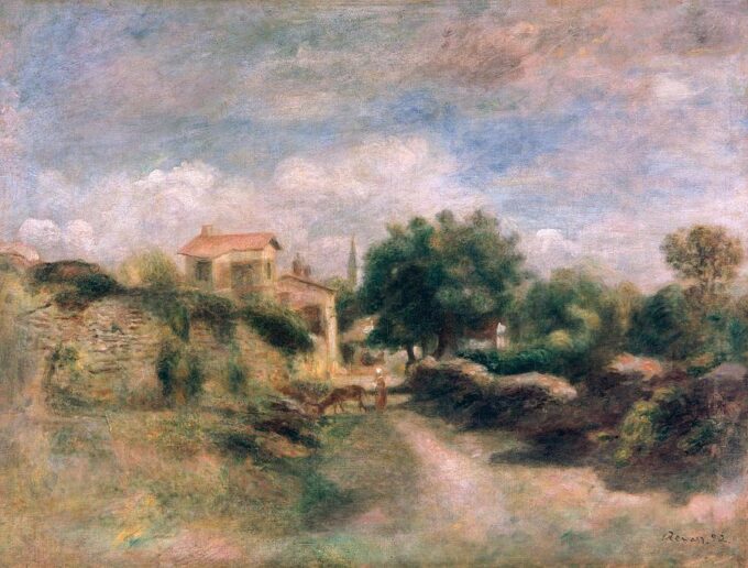 The Farm - Pierre-Auguste Renoir