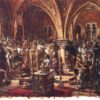 The First Sejm, Recording of laws A D 1182 - Jan Matejko - Reproductions de tableaux et peintures haut de gamme