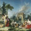 The Fountain of Love - François Boucher - Reproductions de tableaux et peintures haut de gamme