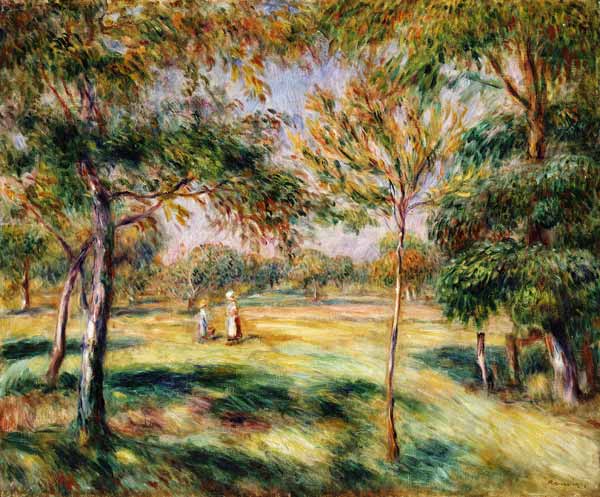 The Clearing - Pierre-Auguste Renoir