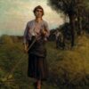 Le Gleaner - Jules Breton - Reproductions de tableaux et peintures haut de gamme