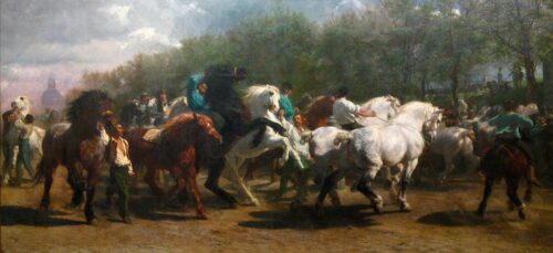 The Horse Fair - Rosa Bonheur - Reproductions de tableaux et peintures haut de gamme