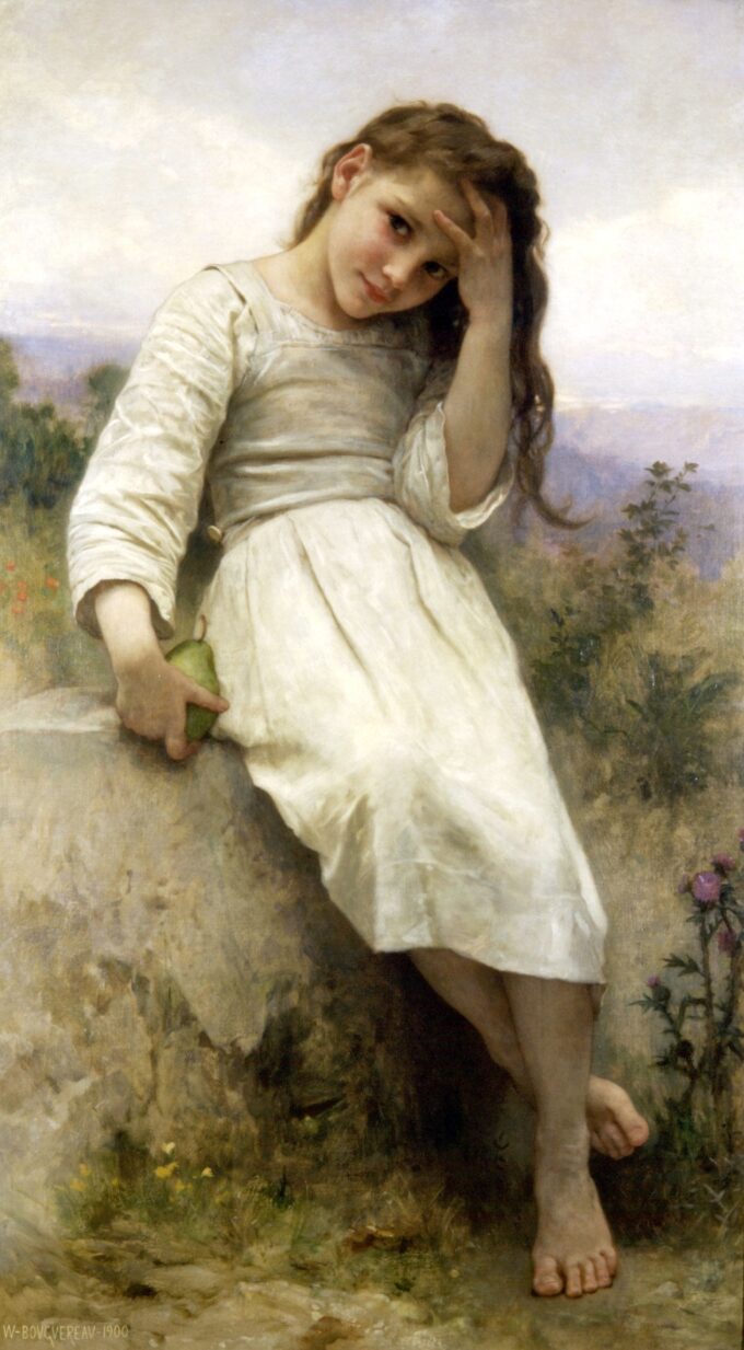 Le petit maraudeur - William Bouguereau - Reproductions de tableaux et peintures haut de gamme