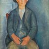 Le Petit Paysan - Amedeo Modigliani - Reproductions de tableaux et peintures haut de gamme