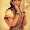 The Milkmaid - Raja Ravi Varma - Reproductions de tableaux et peintures haut de gamme