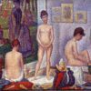 Les modèles - Georges Seurat - Reproductions de tableaux et peintures haut de gamme