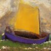 Le bateau mystérieux - Odilon redon - Reproductions de tableaux et peintures haut de gamme