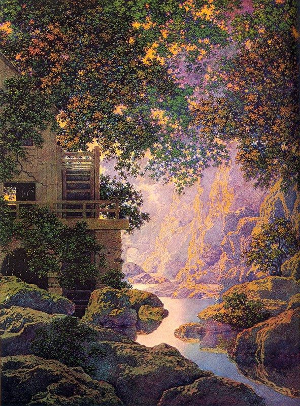 The Old Glen Mill - Maxfield Parrish