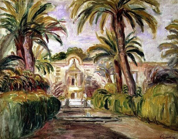 The Palm Trees - Pierre-Auguste Renoir