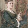 Portrait d'Elizabeth Courtauld - Edward Poynter - Reproductions de tableaux et peintures haut de gamme