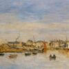 Le port de Trouville - Eugène Boudin - Reproductions de tableaux et peintures haut de gamme