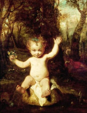 Le Puck - Joshua Reynolds - Reproductions de tableaux et peintures haut de gamme