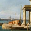 Le quai du Dogano, Venise - Giovanni Antonio Canal - Reproductions de tableaux et peintures haut de gamme