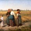 Les faucheurs - Jules Breton - Reproductions de tableaux et peintures haut de gamme