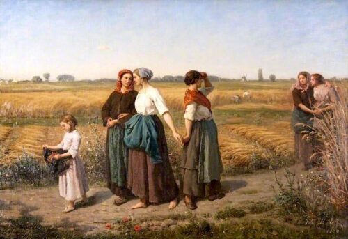 Les faucheurs - Jules Breton - Reproductions de tableaux et peintures haut de gamme