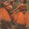 Danseuses en rouge - Edgar Degas - Reproductions de tableaux et peintures haut de gamme