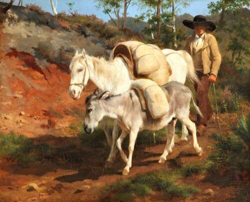 The Return from the Mill - Rosa Bonheur - Reproductions de tableaux et peintures haut de gamme