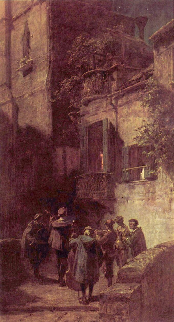 The Serenade - Carl Spitzweg